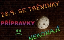 Dne 28.9. tréninky přípravek se nekonají.