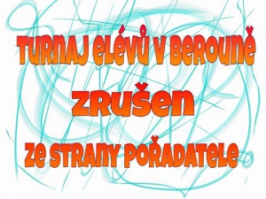 Turnaj Beroun zrušeno