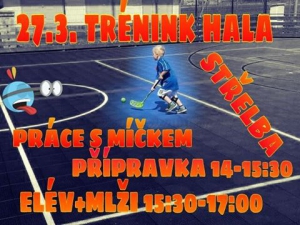 27.3. trénink hala pod gymnáziem