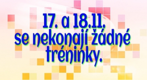 ZRUŠENÉ TRÉNINKY
